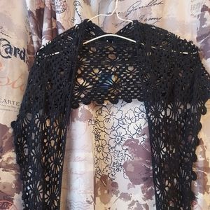 NWT Beauty and the beach crochet swim wrap